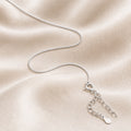 Fine 925 sterling silver box chain with spring clasp and 5 cm extender