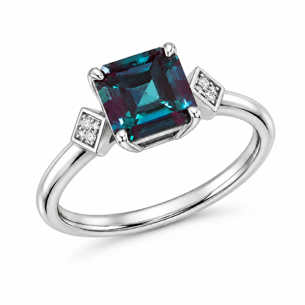 Gatehouse Lab-Grown Alexandrite Ring