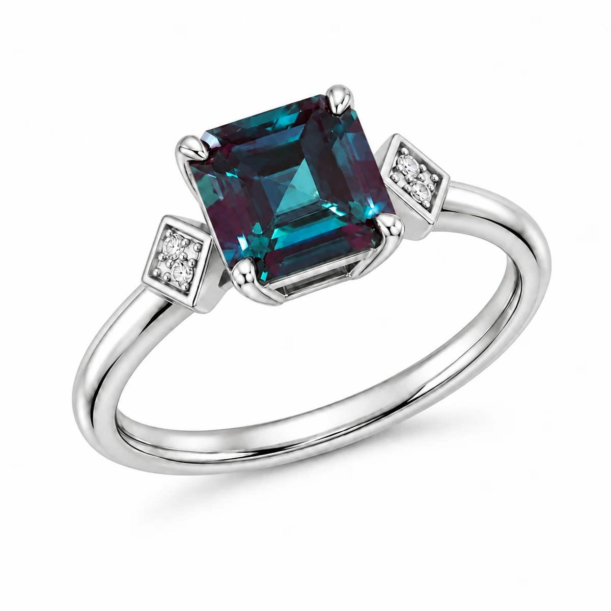 Gatehouse Lab-Grown Alexandrite Ring