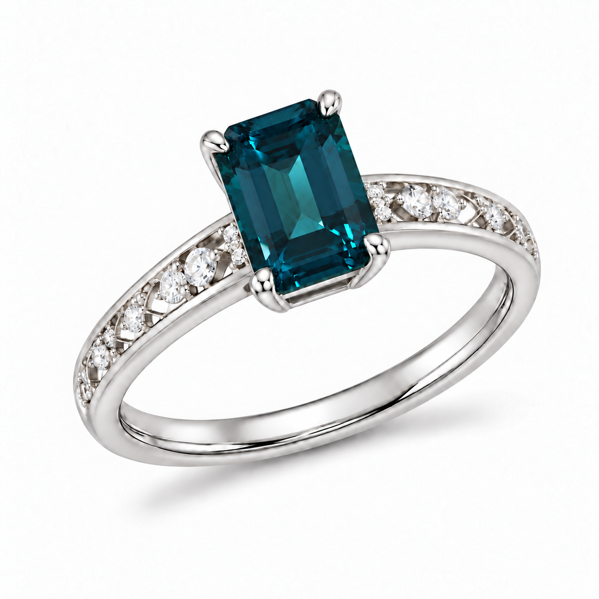Ascent Lab-Grown Alexandrite Ring