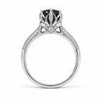 Petal Crown Lab-Grown Alexandrite Ring