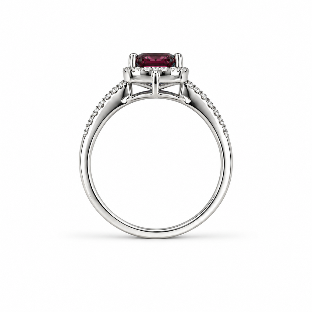 Amoret Lab-Grown Alexandrite Ring