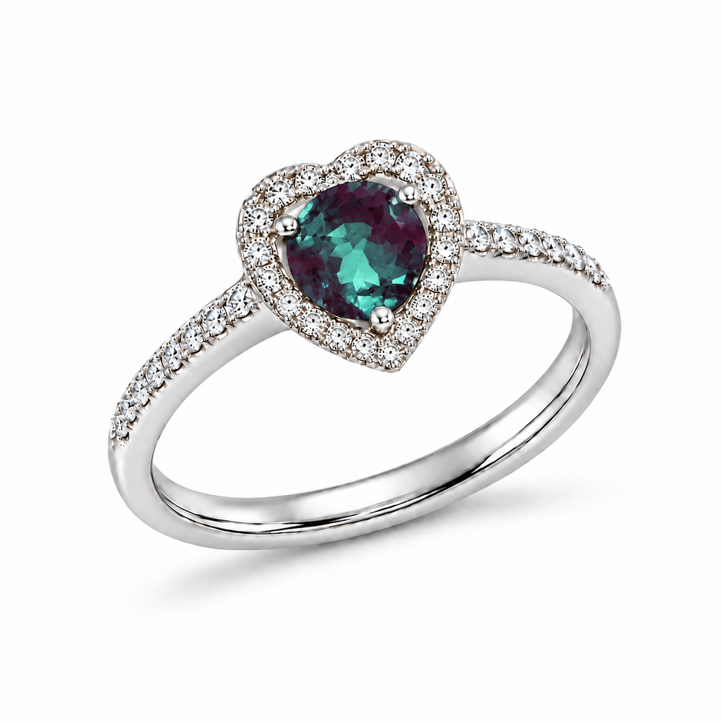 Amoret Lab-Grown Alexandrite Ring