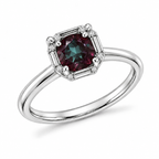 Colonnade Lab-Grown Alexandrite Ring
