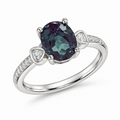 Finespun Lab-Grown Alexandrite Ring