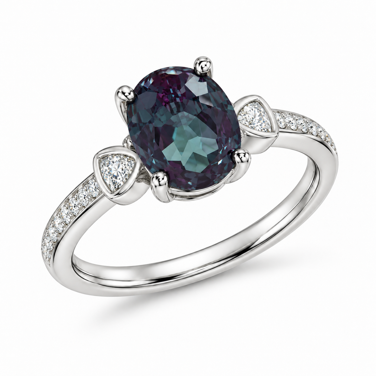 Finespun Lab-Grown Alexandrite Ring