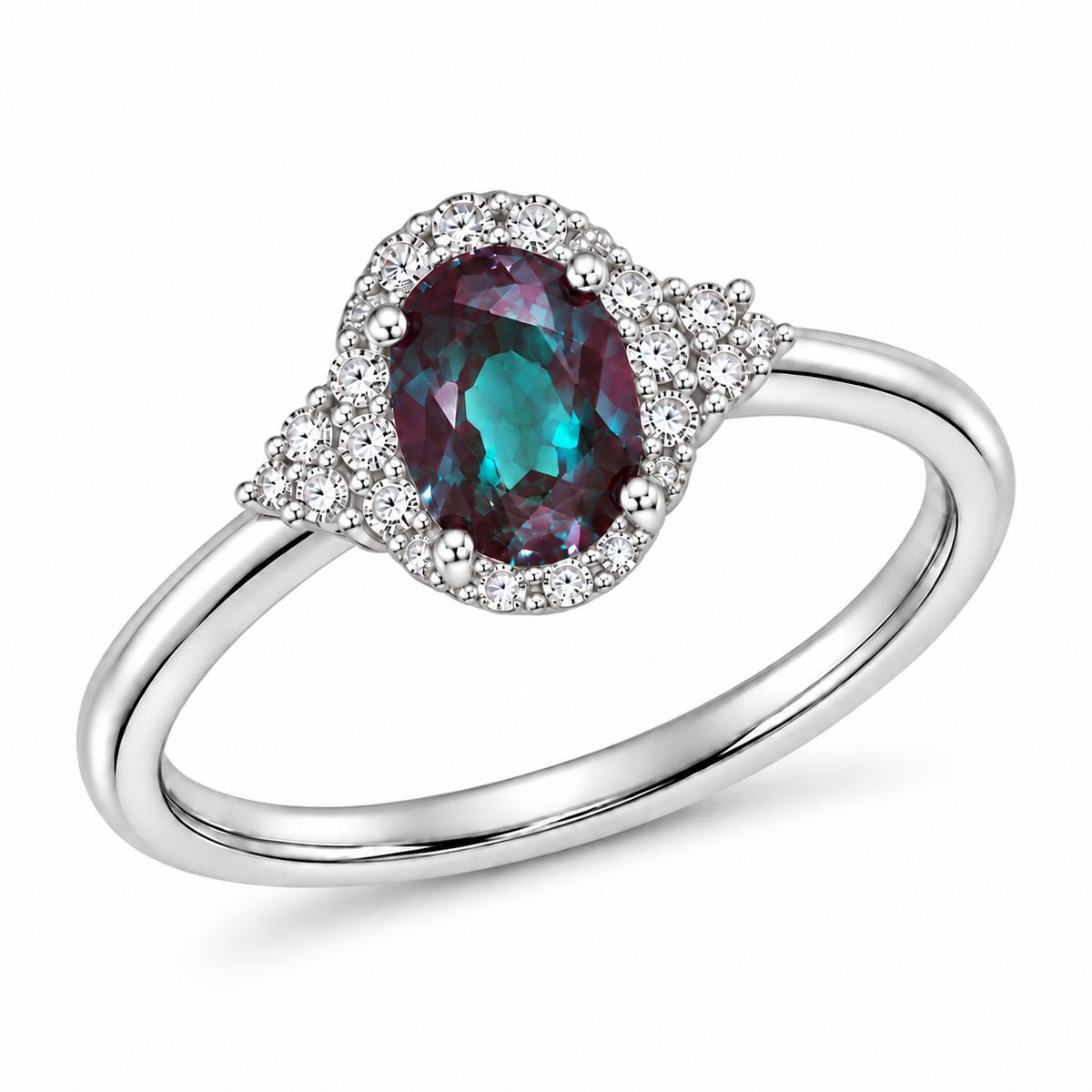 Duskfall Lab-Grown Alexandrite Ring