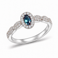 Ripple Lace Lab-Grown Alexandrite Ring