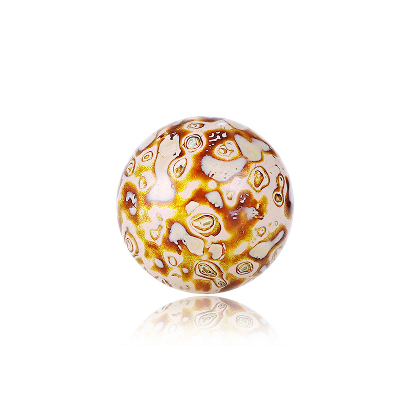 Lacquer & Nacre Inlay Bead – 12mm