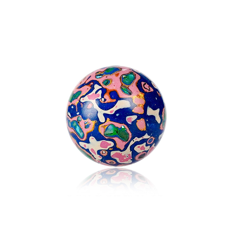 Lacquer & Nacre Inlay Bead – 12mm