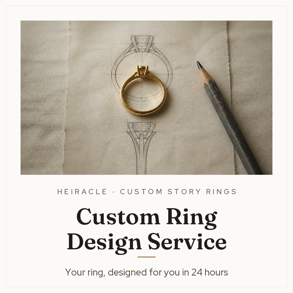 Heiracle custom ring design service — your ring designed in 24 hours