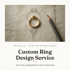 Heiracle custom ring design service — your ring designed in 24 hours