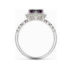Woven Halo Lab-Grown Alexandrite Ring new main 3