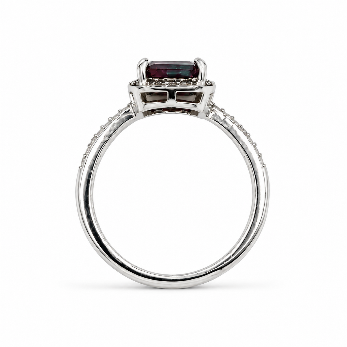 Lucent Halo Lab-Grown Alexandrite Ring new main 3