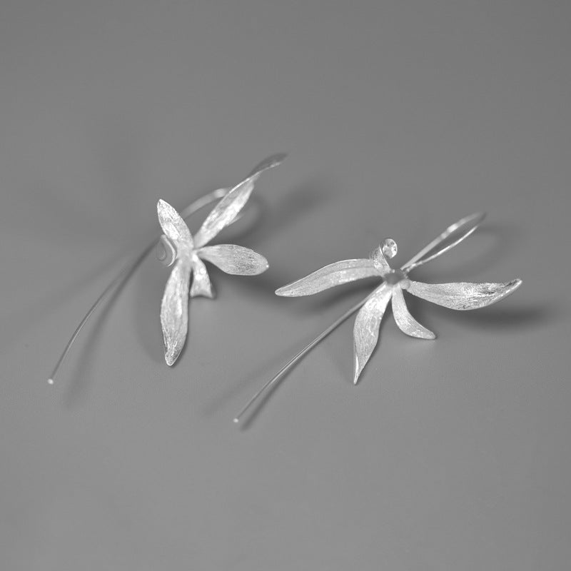 Orchid Whisper Earrings – Sterling Silver / Gold Vermeil
