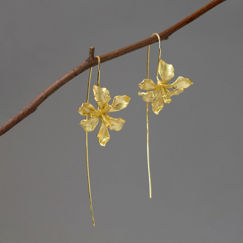 Iris Enchant Earrings – Sterling Silver / Gold Vermeil