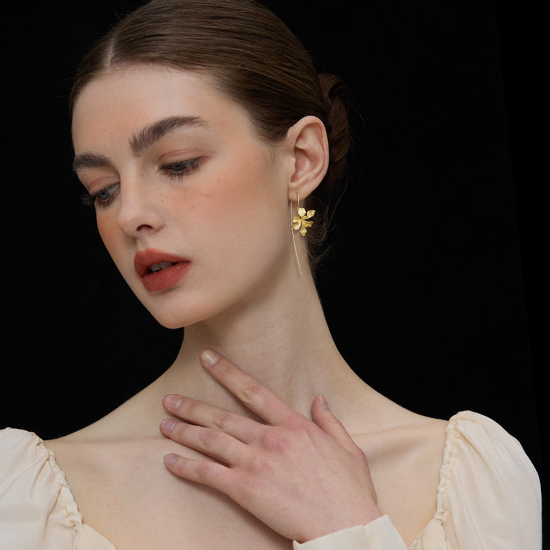 Iris Enchant Earrings – Sterling Silver / Gold Vermeil