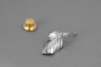 Autumn Leaf Brooch – Sterling Silver / Gold Vermeil