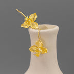 Orchid Grace Earrings – Sterling Silver / Gold Vermeil