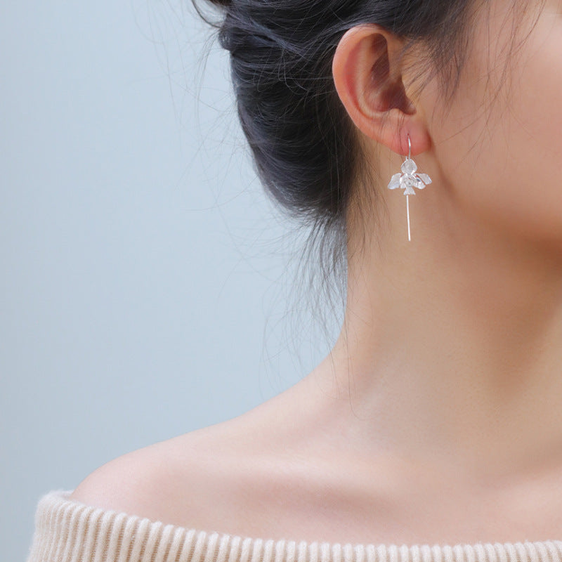 Orchid Grace Earrings – Sterling Silver / Gold Vermeil