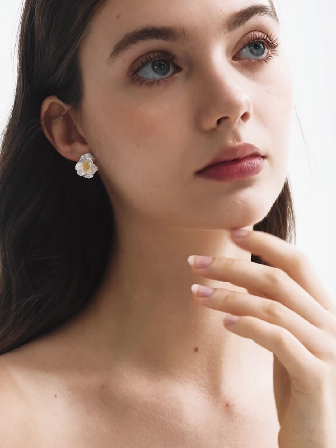 Summer Bloom Poppy Earrings – Sterling Silver / Gold Vermeil