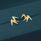 Bamboo Leaf Ear Cuff – Sterling Silver / Gold Vermeil