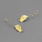 Autumn Leaf Earrings – Sterling Silver / Gold Vermeil