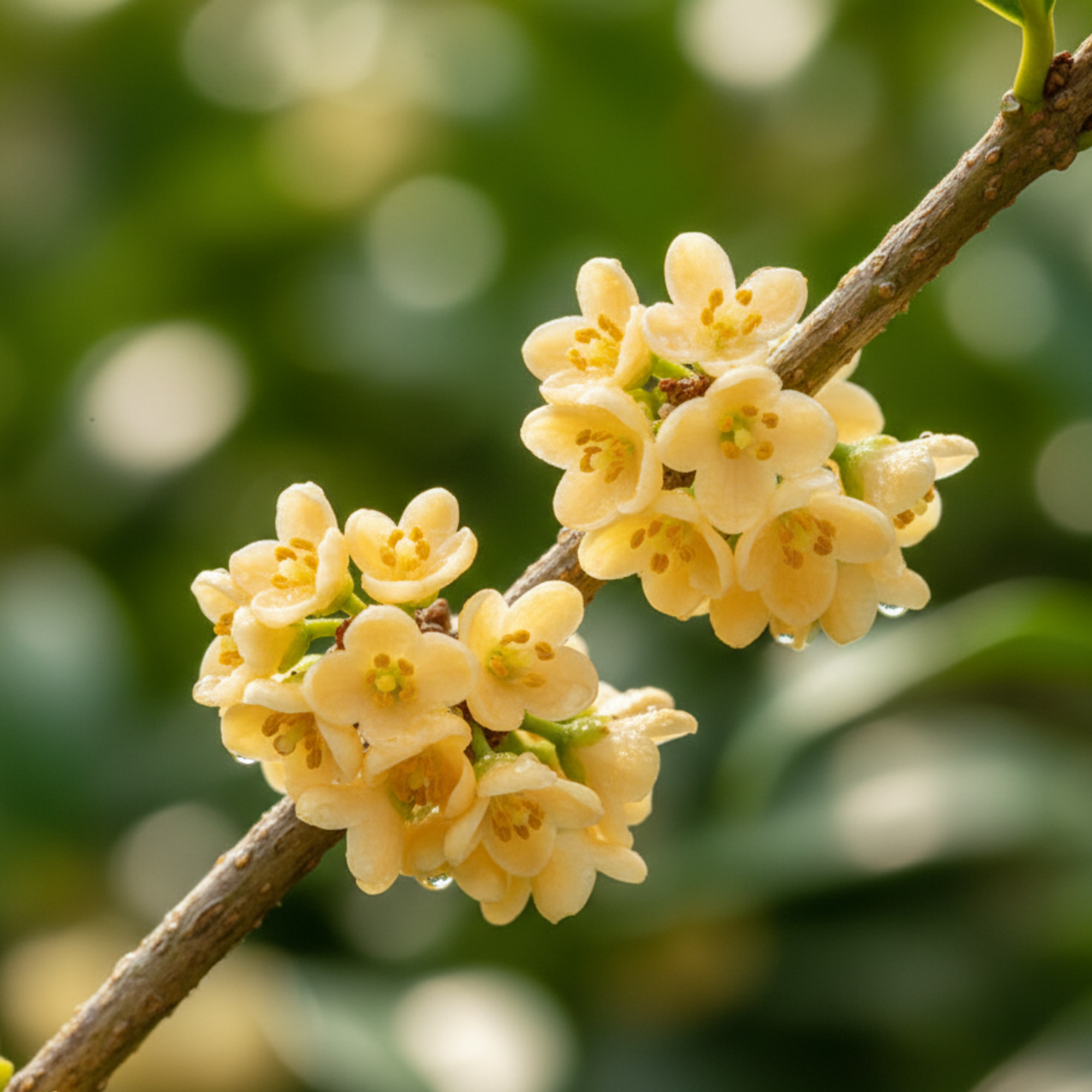 Osmanthus Bloom Stud Earrings – Sterling Silver / Gold Vermeil