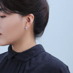Osmanthus Bloom Stud Earrings – Sterling Silver / Gold Vermeil
