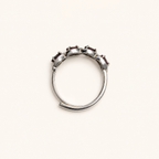 Crossweave Lab-Grown Alexandrite Ring upright view