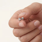 Four-Point Star Titanium Stud Earrings - image 4