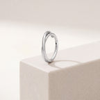 Smooth Seamless Titanium Hoop Earrings - image 5