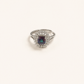 Duchess Halo Lab-Grown Alexandrite Ring