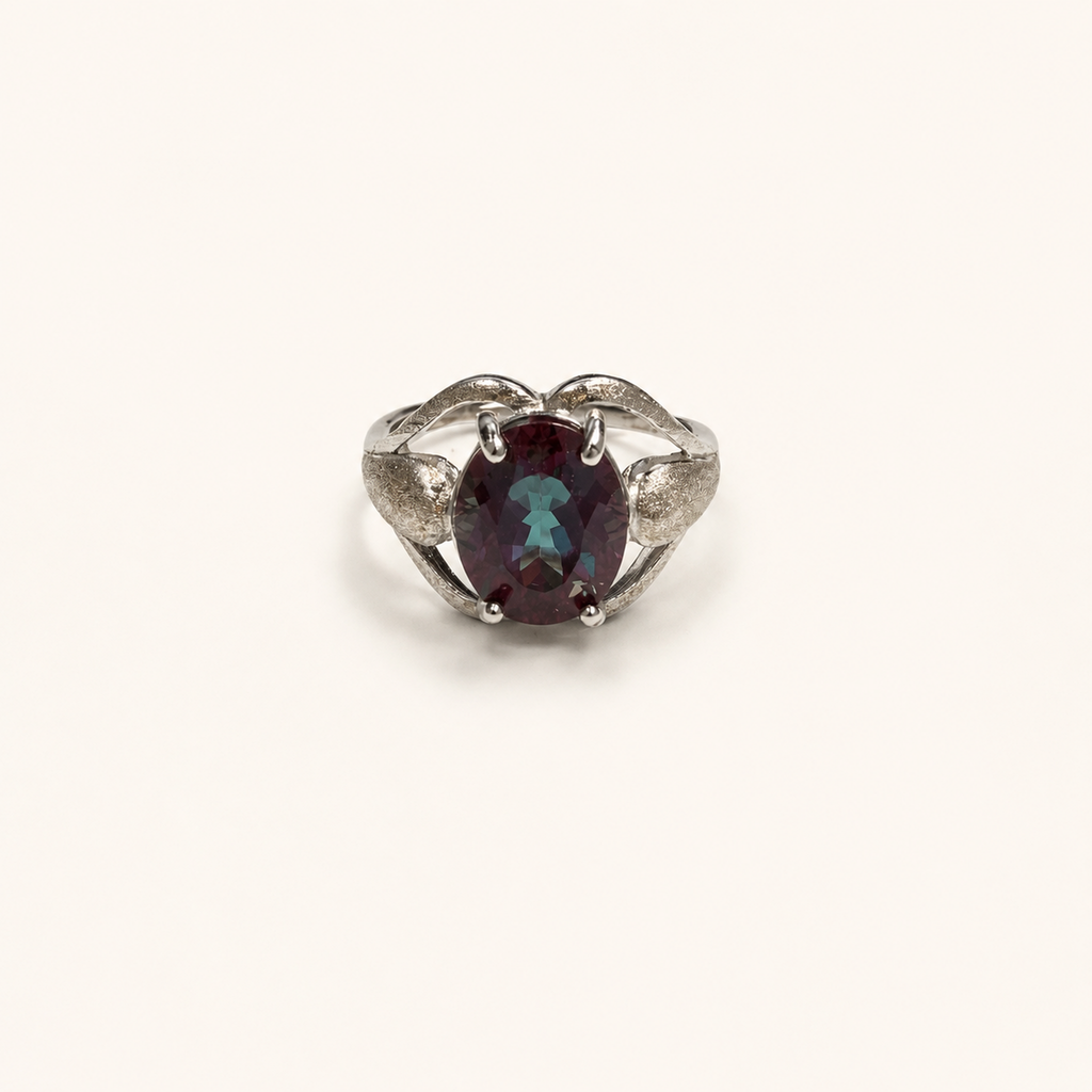 Sylvan Embrace Lab-Grown Alexandrite Ring