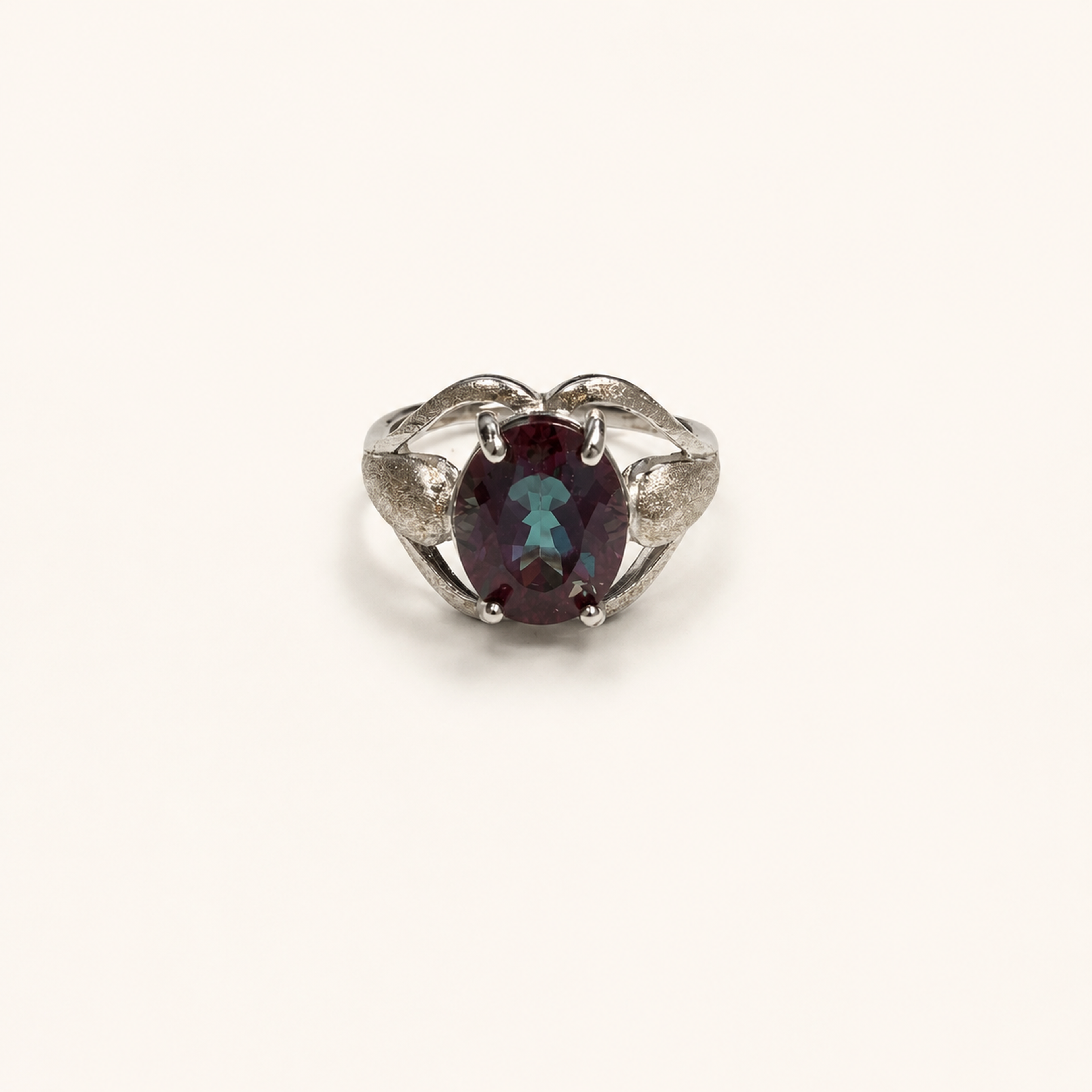 Sylvan Embrace Lab-Grown Alexandrite Ring