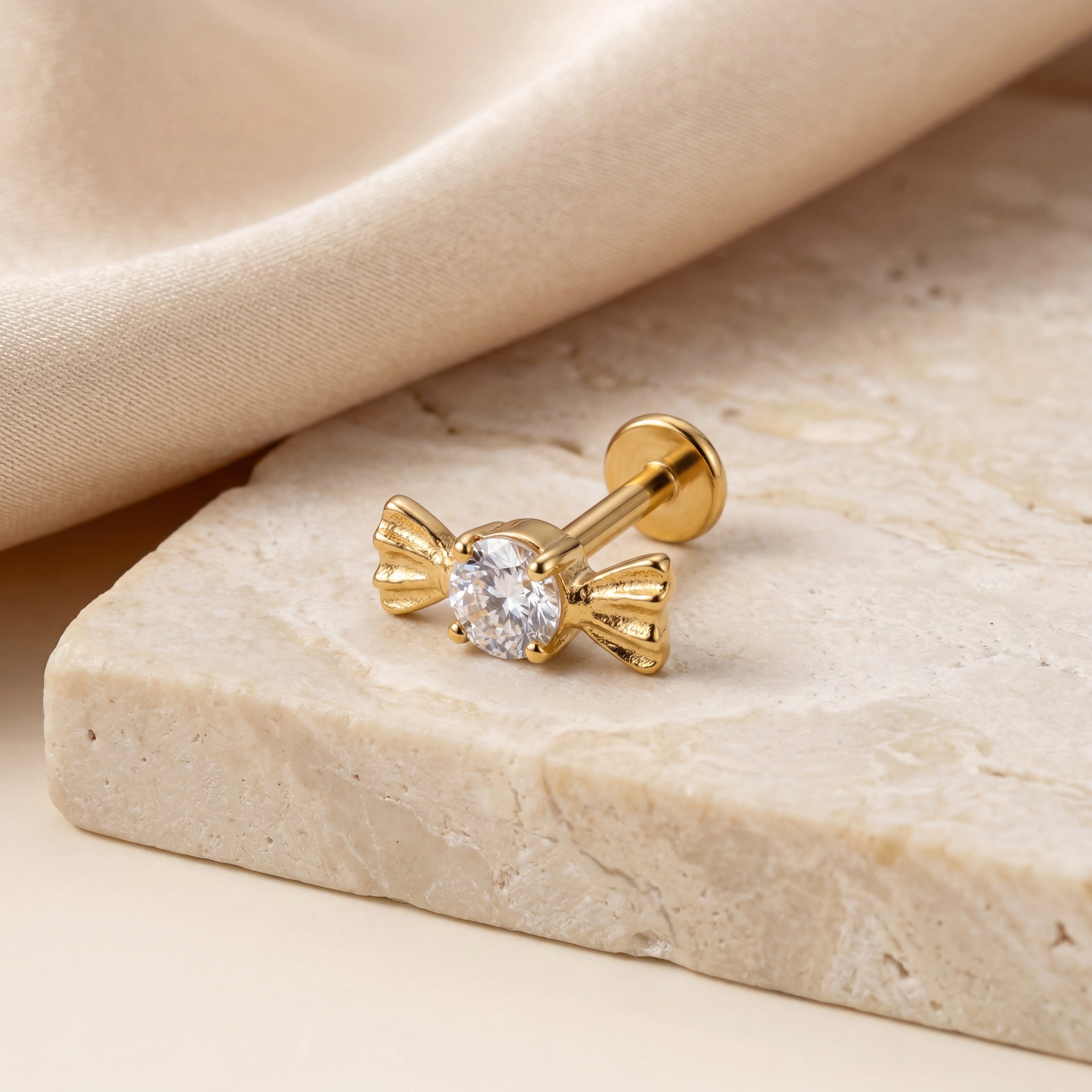 Mini Candy Titanium Stud Earrings - image 5