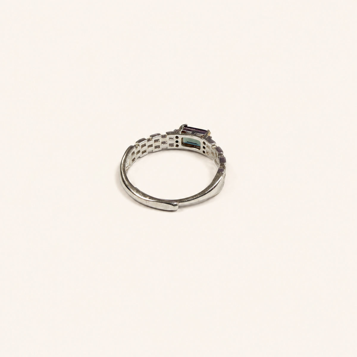 Gilded Loom Lab-Grown Alexandrite Ring - Sale