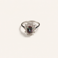 Sunpetal Lab-Grown Alexandrite Ring