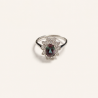Sunpetal Lab-Grown Alexandrite Ring