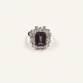 Deco Regent Lab-Grown Alexandrite Ring