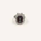 Deco Regent Lab-Grown Alexandrite Ring