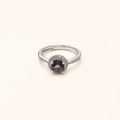 Whisper Halo Lab-Grown Alexandrite Ring