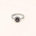 Whisper Halo Lab-Grown Alexandrite Ring