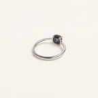Colonnade Lab-Grown Alexandrite Ring side view