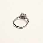 Amoret Lab-Grown Alexandrite Ring side view