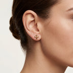 Cross Titanium Stud Earrings - image 2