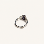 Duskwing Lab-Grown Alexandrite Ring side view