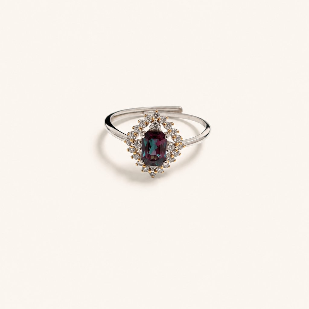 Lodestar Lab-Grown Alexandrite Ring