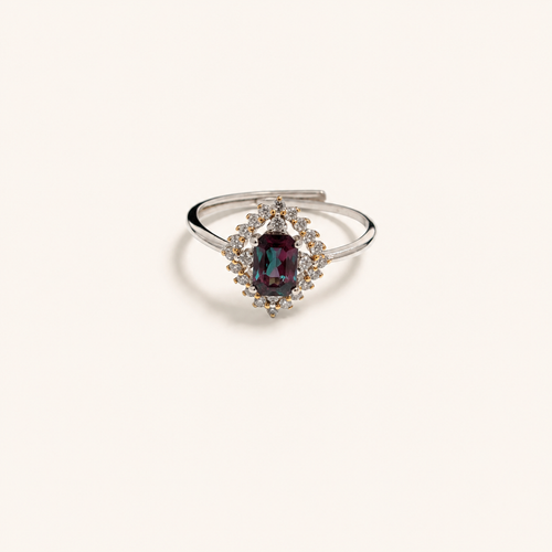 Lodestar Lab-Grown Alexandrite Ring