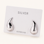 Sterling Silver Mini Chili Pepper Stud Earrings detail view